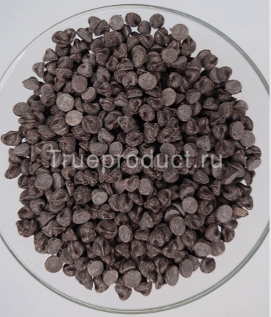 Шоколад термостабильный темный Ariba Fondente Gocci 850, капли 6мм, 200 г фото 1